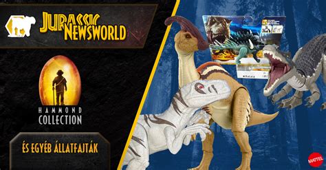 Jurassic Newsworld Hammond Collection és egyéb állatfajták Jurassic