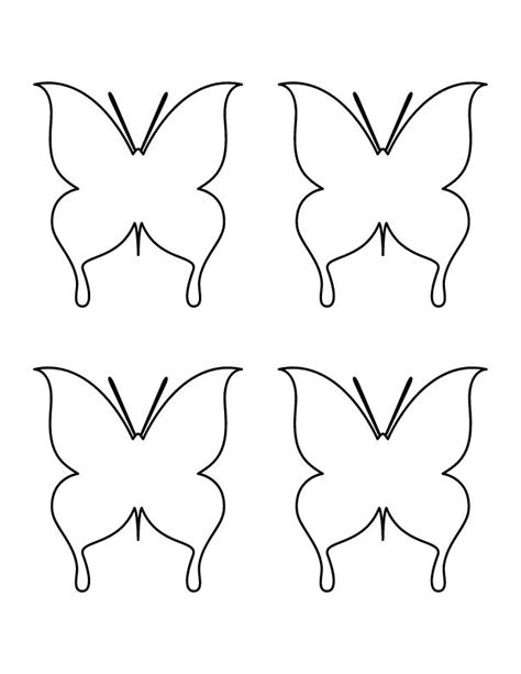 Free Printable Butterfly Templates