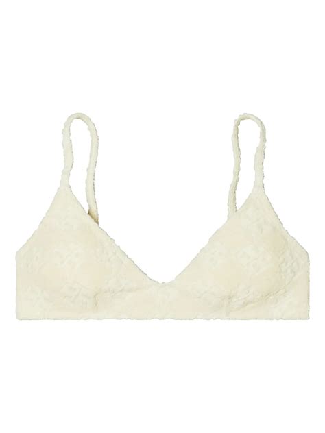 Tory Burch Terry Bikini Top Neutrals FARFETCH UK
