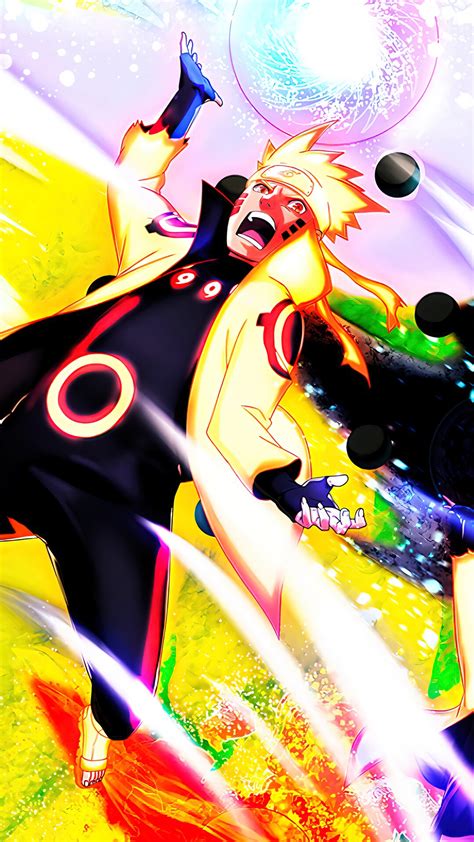 Naruto Uzumaki Anime Six Paths Sage Mode Hd Phone Wallpaper Rare