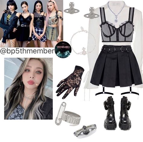 Pin De Jennie Em Si Fuese Idol Roupas Kpop Moda Feminina Roupas Rock