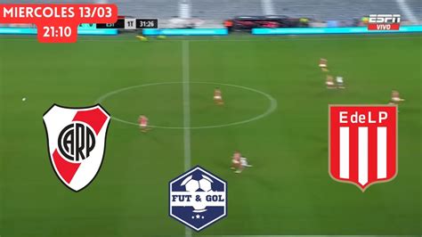 🔴river Estudiantes En Vivo Supercopa Argentina En Fut And Gol Youtube