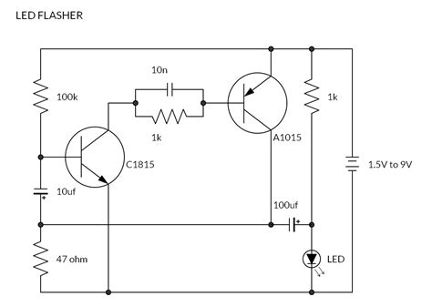 blog elektronik  komputer led flasher