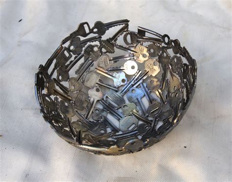 Medium Key Bowl 20 Cm Key Bowl Metal Bowl Metal Sculpture Etsy