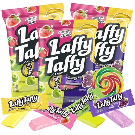 Laffy Taffy Assorted Flavors Chewy Candies Sweet Stretchy Fruit Combo