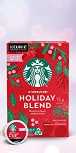 Amazon Starbucks Flavored Coffee K Cup Pods Peppermint Mocha For