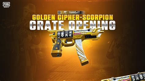 FIRST UPGRADABLE SKORPION SKIN IS HERE GOLDEN CIPHER SKORPION CRATE