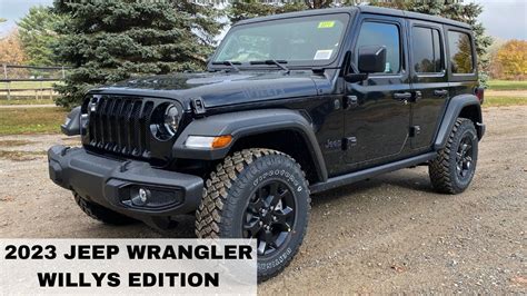 2023 Jeep Wrangler Willys 4x4 Youtube