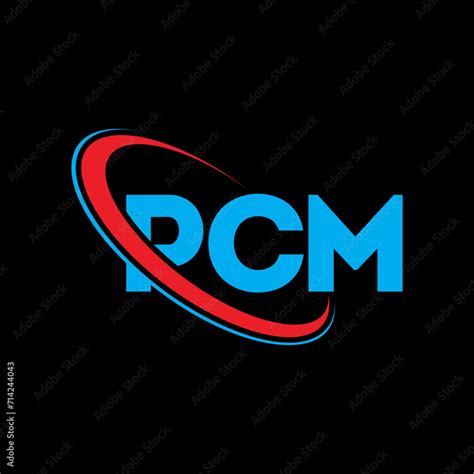 Vettoriale Stock Pcm Logo Pcm Letter Pcm Letter Logo Design