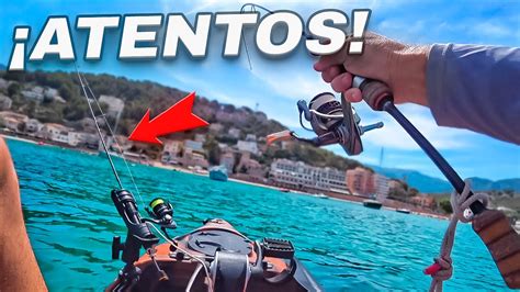 Atento A La Picada Pesca En Kayak Con Dos Ca As A La Vez Youtube