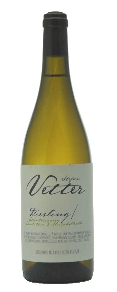 Steinterrassen Riesling Tr Stefan Vetter Euro Weinkontor