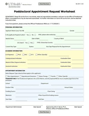 Fillable Online Uth Tmc Form Faculty Designee Fax Email Print Pdffiller