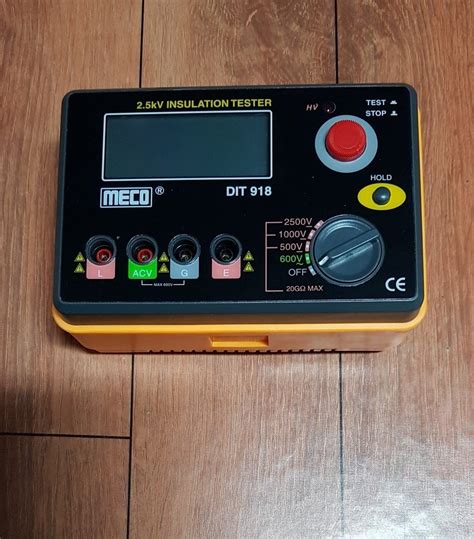 2500v 20g Ohms Digital Insulation Tester Model Name Number Meco Dit