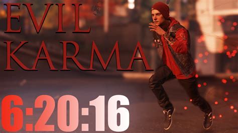 InFAMOUS Second Son 100 Evil Karma Speedrun In 6 20 16 YouTube