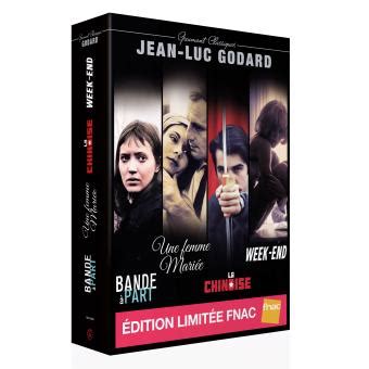 Coffret Godard 4 films Edition spéciale Fnac DVD DVD Zone 2 Jean