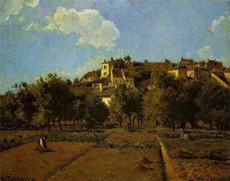 Orchards At Louveciennes Camille Pissarro Wikiart Org Camille