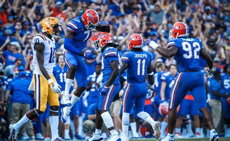 Florida Football Vs Lsu Score Takeaways No 22 Gators Beat Back No