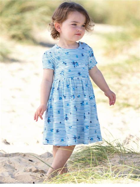 Kite Baby und Mädchen Sommerkleid Stripy Ditsy Bio Baumwolle Kleider