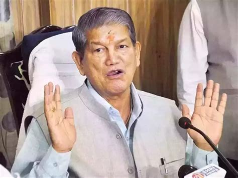 Bjp Has Gone Mad Harish Rawat Slams Ganesh Joshi