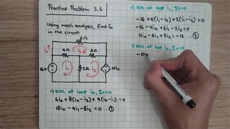 Practice Problem 3 6 Fundamental Of Electric Circuits Alexander Sadiku