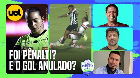 Foi P Nalti Para O Santos Gol Do S O Paulo Foi Bem Anulado Pvc