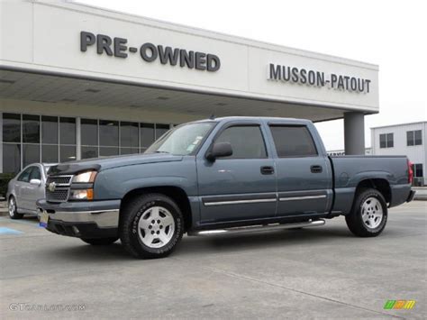 2006 Blue Granite Metallic Chevrolet Silverado 1500 Ls Crew Cab 25709808 Car