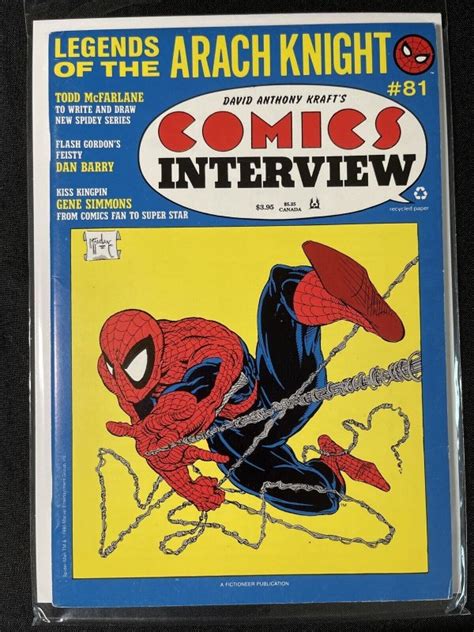 Comics Interview 81 Todd Mcfarlane Spider Man Cover Gene Simmons