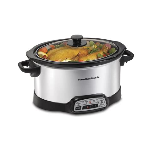 Hamilton Beach® 6 Quart Programmable Slow Cooker And Reviews Wayfair