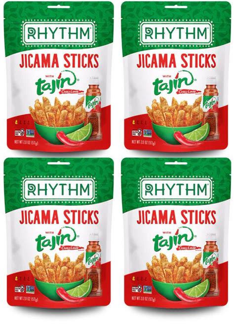 Seasoned Chili Lime Snacks Jicama Snack