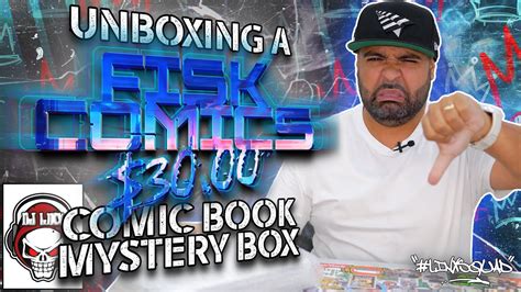 Unboxing A Fisk Comics Comic Book Mystery Box Unboxing