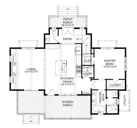 Evergreen Cottage Coastal Living House Plans