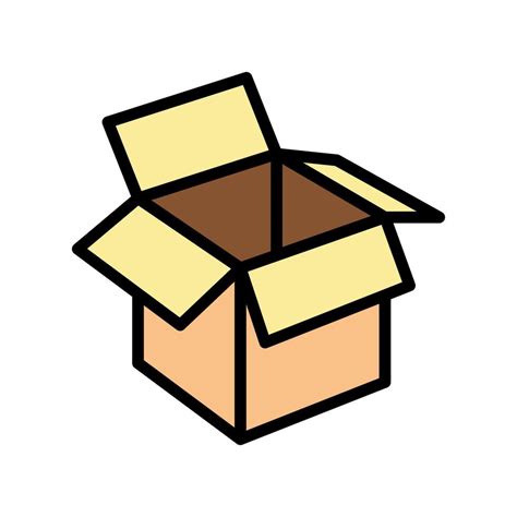 Carton Box Color Icon Vector Illustration 10279249 Vector Art At Vecteezy