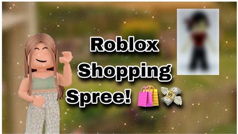 Going On A Roblox Shopping Spree 🤩 Youtube