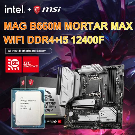 Placa Base Msi Mag B M Mortero Max Wifi Ddr I F Cpu Intel