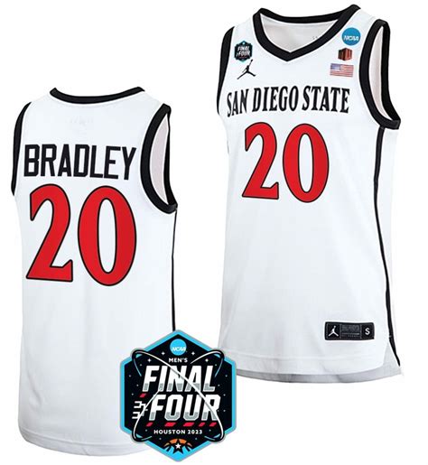 [Hot] New Matt Bradley Jersey San Diego State Aztecs #20