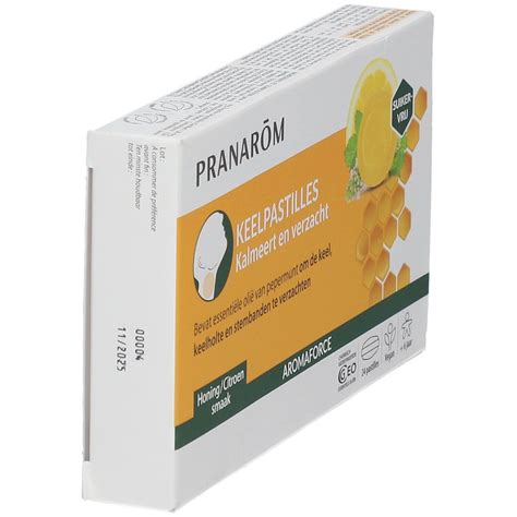 Pranarôm Aromaforce Pastilles Gorge Miel Citron 24 pc s Farmaline