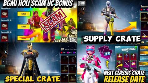 Next Classic Crate Bgmi Next Supply Crate Bgmi Bgmi Uc Holi Event