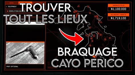 Tous Les Emplacements Des Renseignements Du Braquage De Cayo Perico