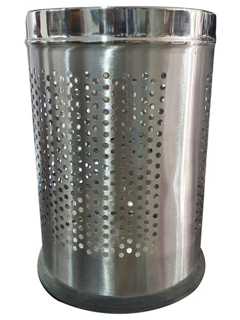 Open Top Stainless Steel Dustbin At Rs Stainless Steel Dustbin In