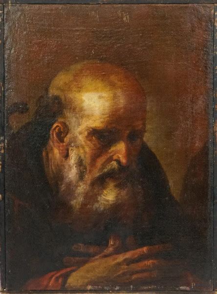 Scuola Emiliana Del Xvii Xviii Secolo S Antonio Abate Olio Su Tela