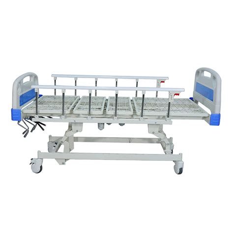 Medical Manual Five Function Hospital ICU Patient Nursing Care Bed With