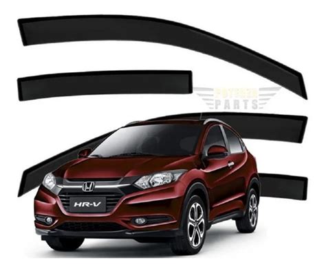 Calha De Chuva Honda Hr V Hrv Portas Preto Parcelamento