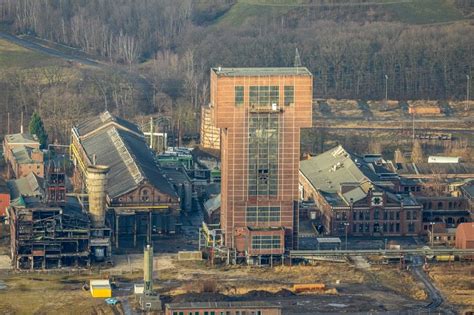 Luftbild Hamm Hammerkopfturm auf dem Gelände der Industrie Ruine