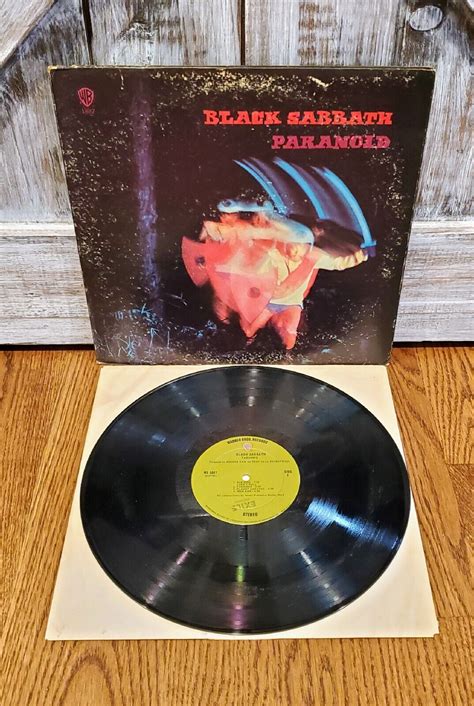 Black Sabbath Paranoid Lp Orig Press Green Label Gatefold Cover Ozzy