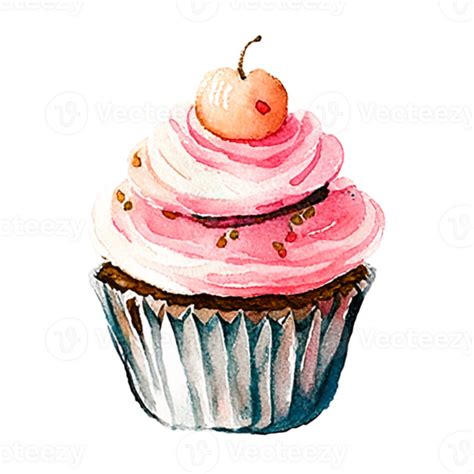 Cupcake Sweet Cream Ai Generative 29959219 Png