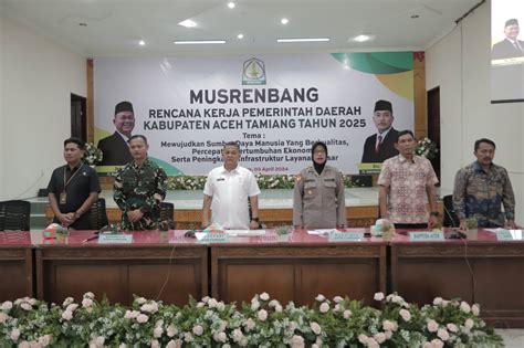 Pj Bupati Aceh Tamiang Resmi Buka Musrenbang Rencana Kerja Pemerintah