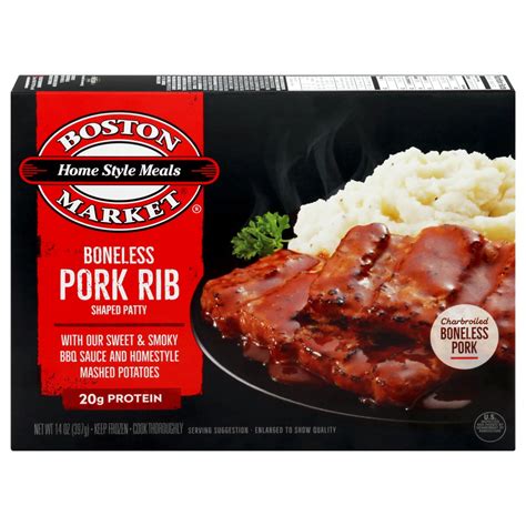 Boston Market Boneless Pork Rib Meal Shop Entrees Sides At H E B