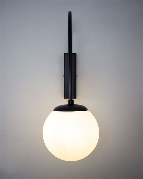 Lustre Arandela Bola Cm Globo Preto Iluminamundo