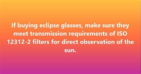 Solar Eclipse Glasses Safety Notice Fyi Album On Imgur