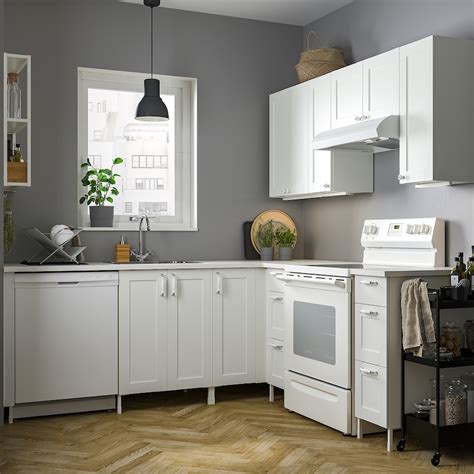 Enhet Corner Kitchen Whitewhite Frame Ikea